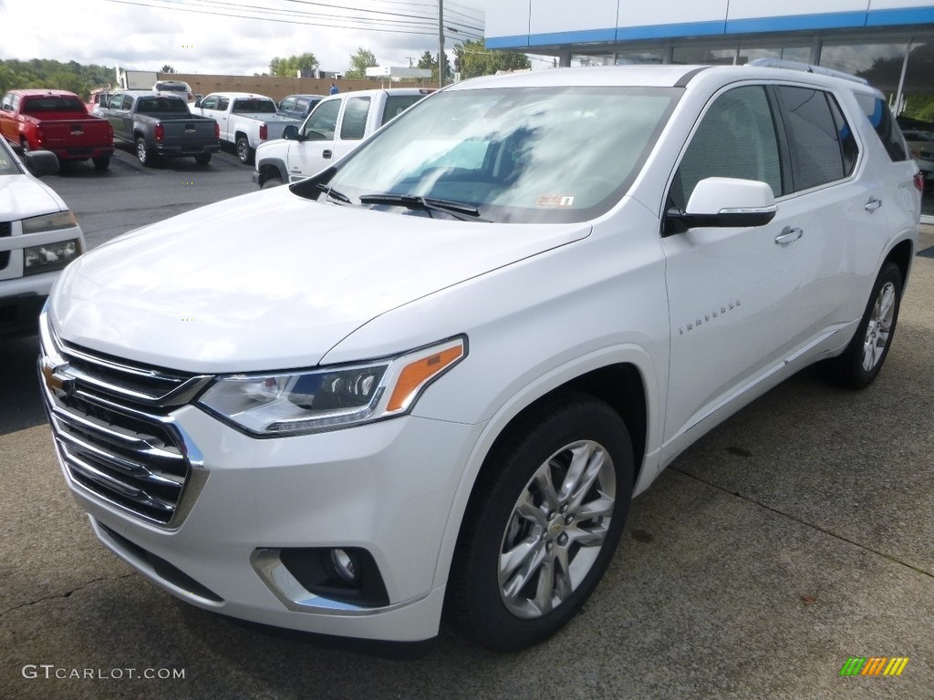 Pearl White 2019 Chevrolet Traverse High Country AWD Exterior Photo #129447464