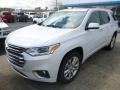 Pearl White 2019 Chevrolet Traverse High Country AWD Exterior