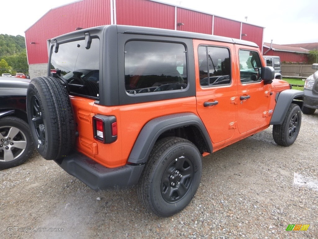 2018 Wrangler Unlimited Sport 4x4 - Punk n Metallic / Black photo #5