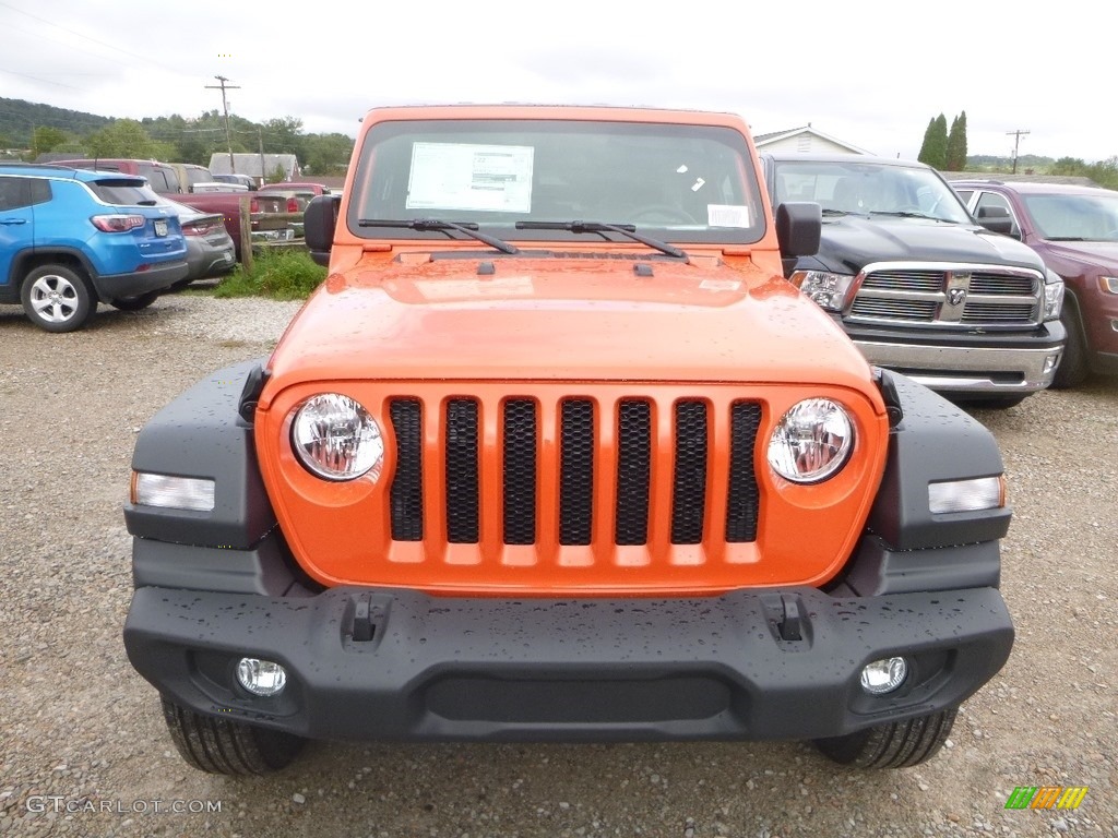 2018 Wrangler Unlimited Sport 4x4 - Punk n Metallic / Black photo #8