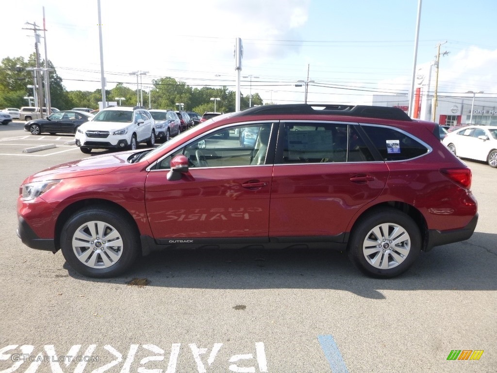 Crimson Red Pearl 2019 Subaru Outback 2.5i Premium Exterior Photo #129448607