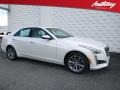 Crystal White Tricoat 2018 Cadillac CTS Luxury AWD