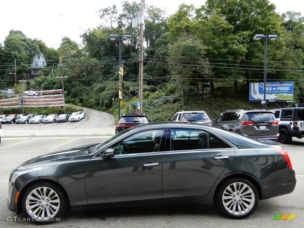 2016 CTS 2.0T Luxury AWD Sedan - Phantom Gray Metallic / Jet Black/Jet Black photo #2