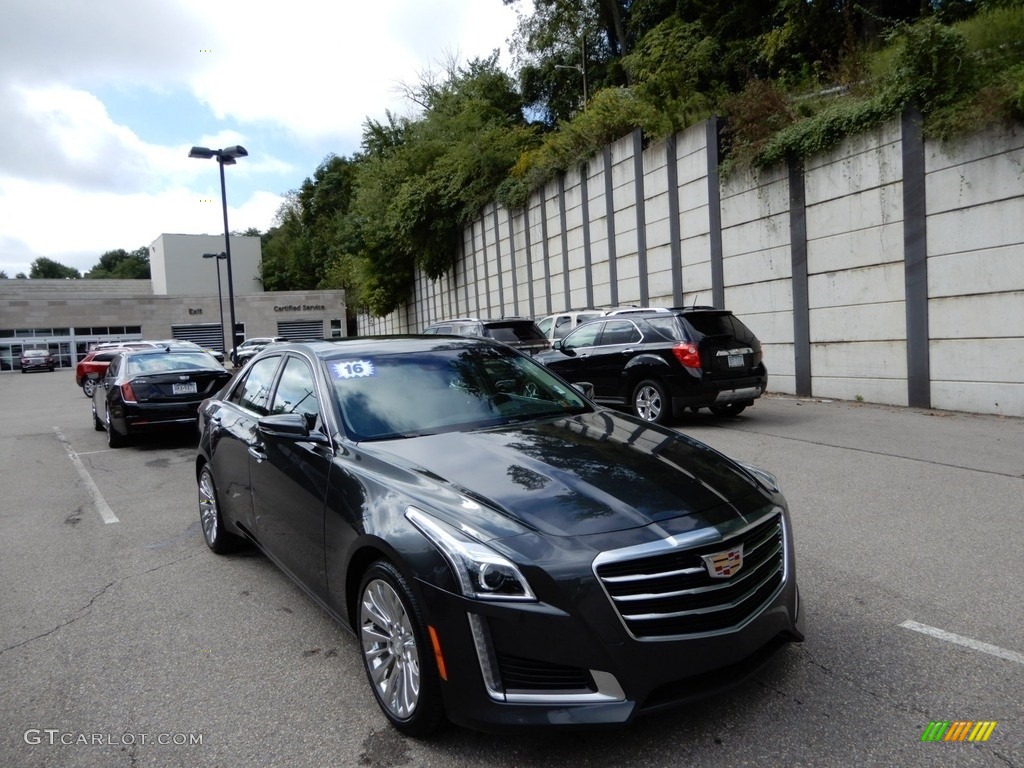 2016 CTS 2.0T Luxury AWD Sedan - Phantom Gray Metallic / Jet Black/Jet Black photo #7