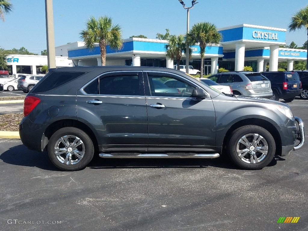 2010 Equinox LS - Cyber Gray Metallic / Jet Black/Light Titanium photo #6