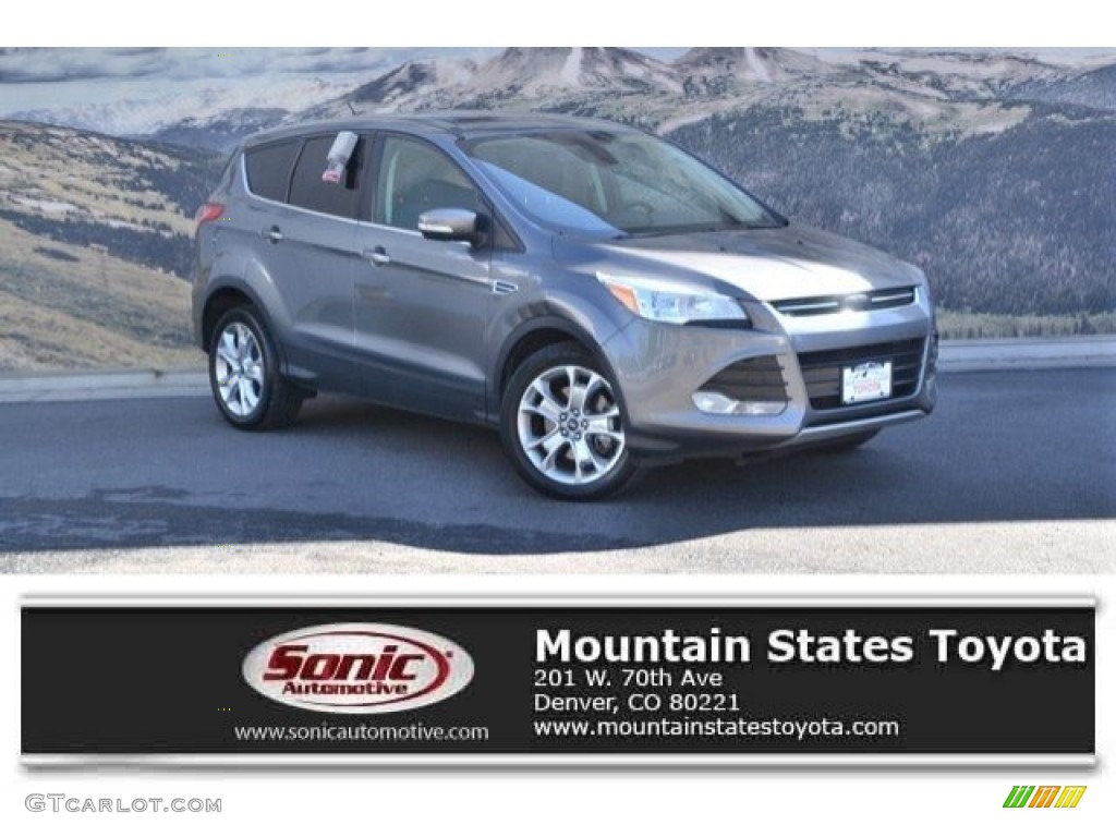 2013 Escape SEL 2.0L EcoBoost 4WD - Sterling Gray Metallic / Charcoal Black photo #1