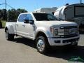 White Platinum Metallic Tri-Coat - F450 Super Duty Platinum Crew Cab 4x4 Photo No. 7