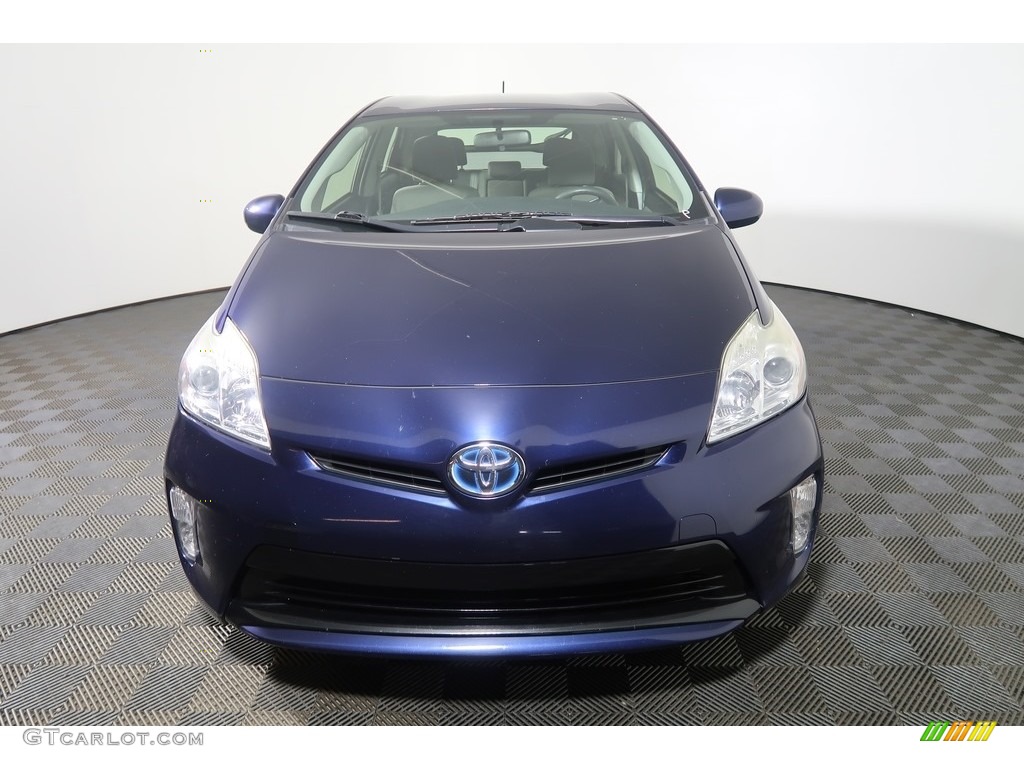 2013 Prius Two Hybrid - Nautical Blue Metallic / Dark Gray photo #6
