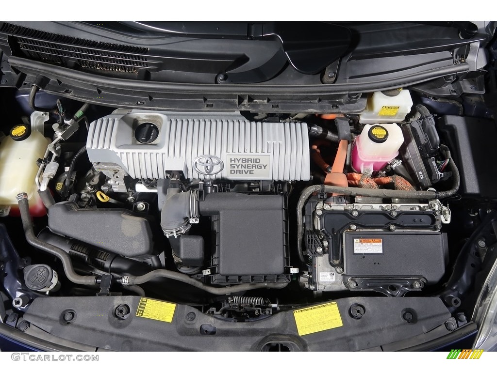 2013 Prius Two Hybrid - Nautical Blue Metallic / Dark Gray photo #33