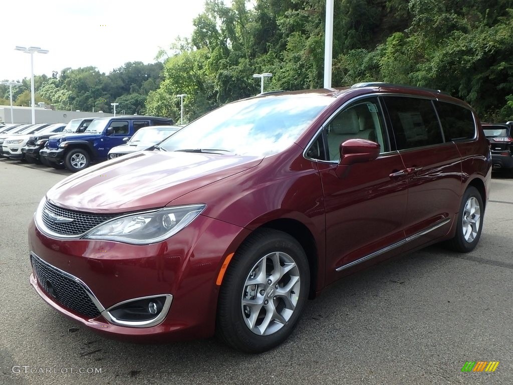 2019 Pacifica Touring L Plus - Velvet Red Pearl / Black/Alloy photo #1
