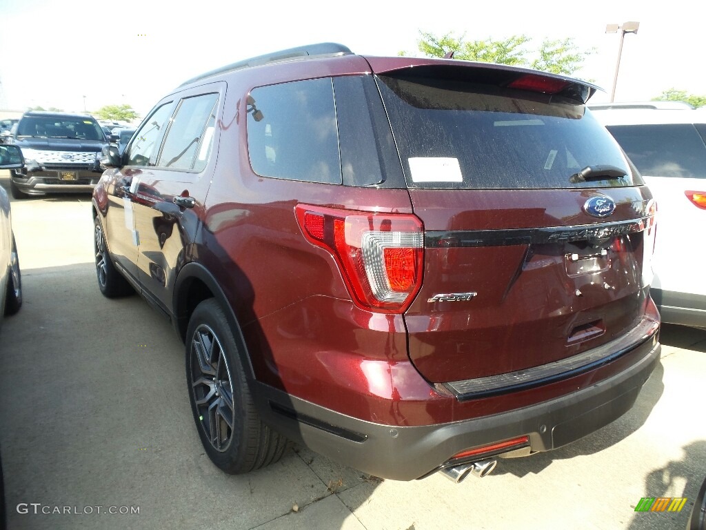 2018 Explorer Sport 4WD - Burgundy Velvet / Ebony Black photo #3