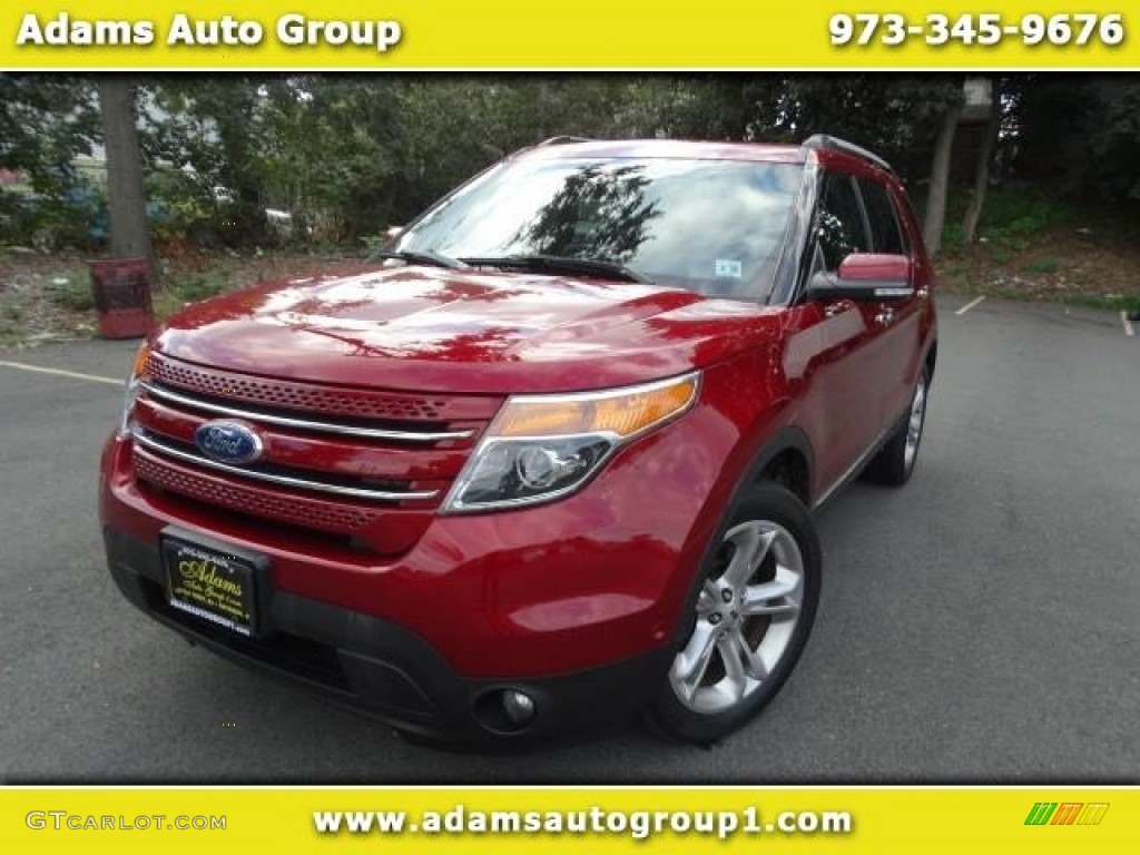 Ruby Red Ford Explorer