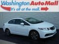 Taffeta White 2013 Honda Civic EX Sedan