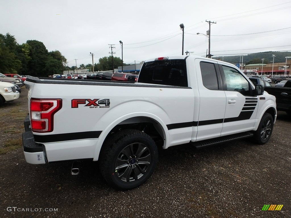 2018 F150 XLT SuperCab 4x4 - Oxford White / Special Edition Black/Red photo #2