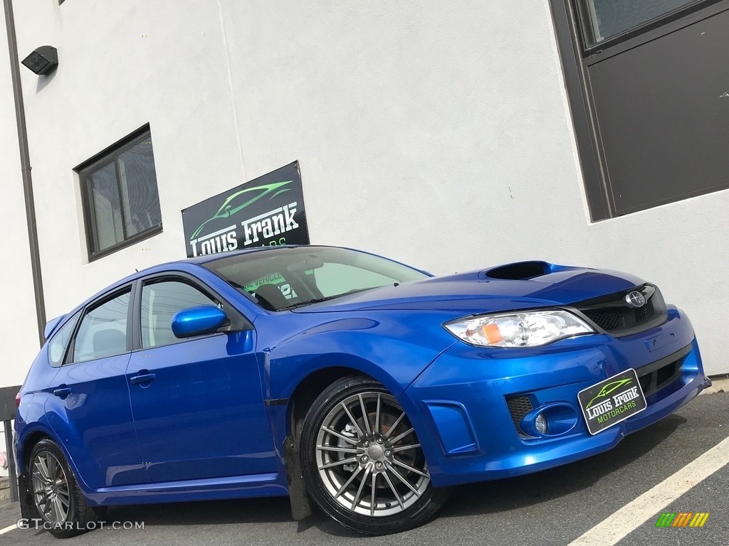 2013 Impreza WRX Premium 5 Door - WR Blue Pearl / WRX Carbon Black photo #2