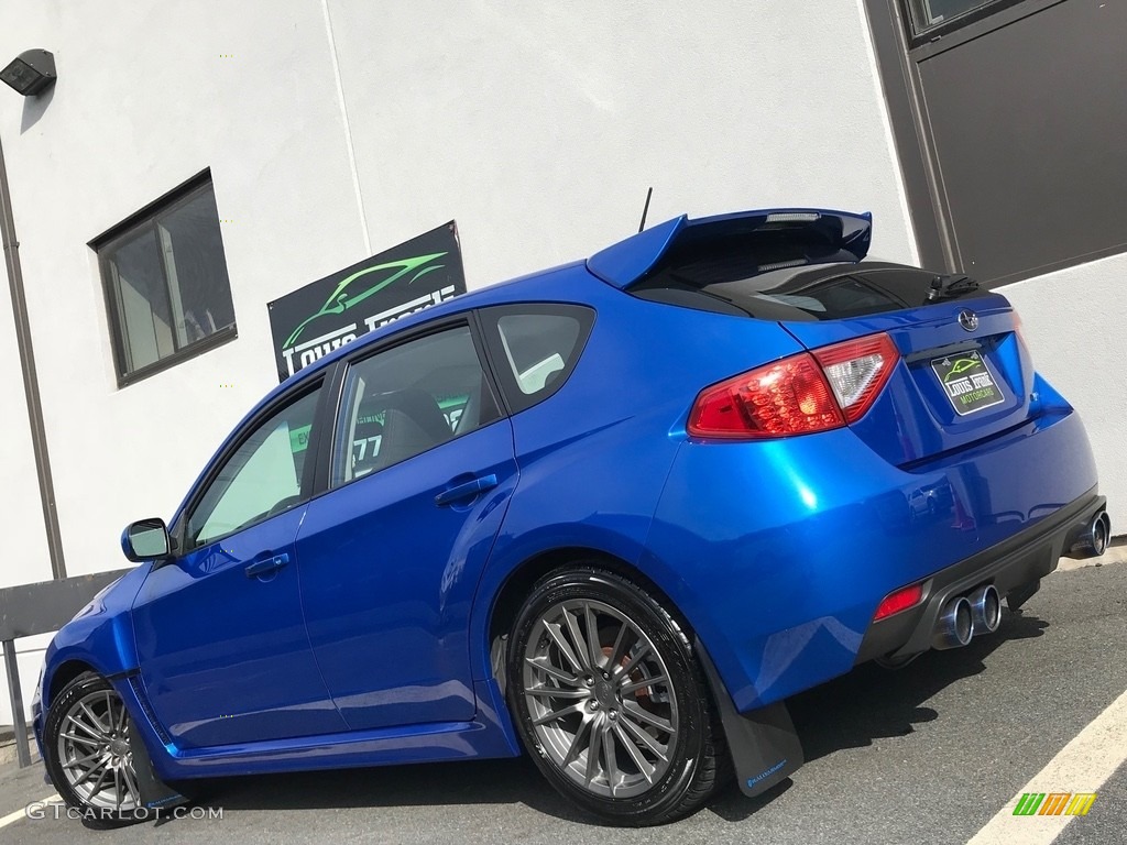 2013 Impreza WRX Premium 5 Door - WR Blue Pearl / WRX Carbon Black photo #3