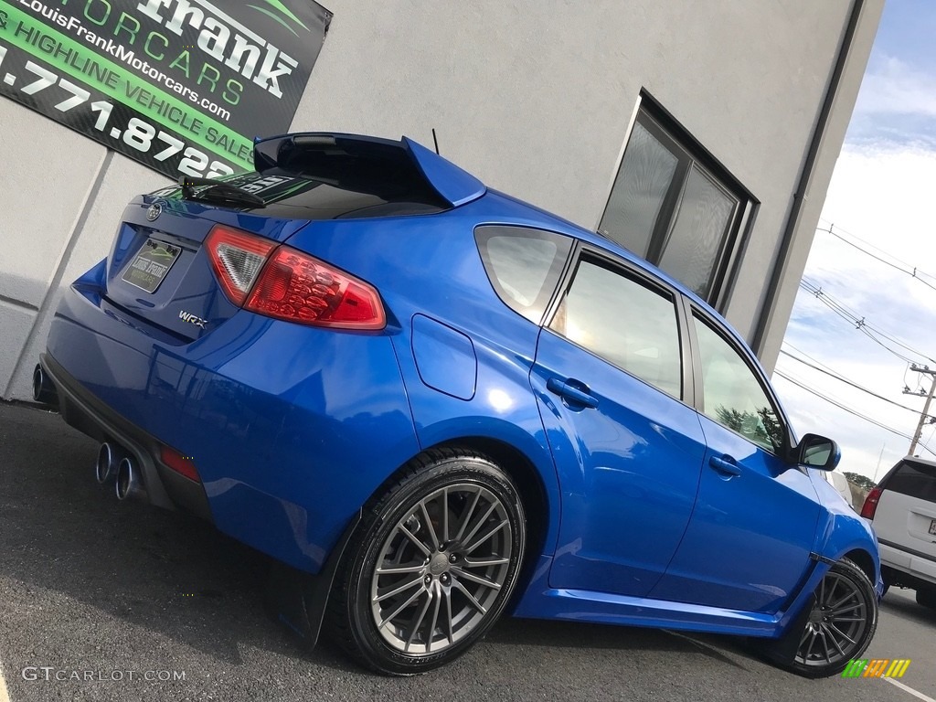 2013 Impreza WRX Premium 5 Door - WR Blue Pearl / WRX Carbon Black photo #5