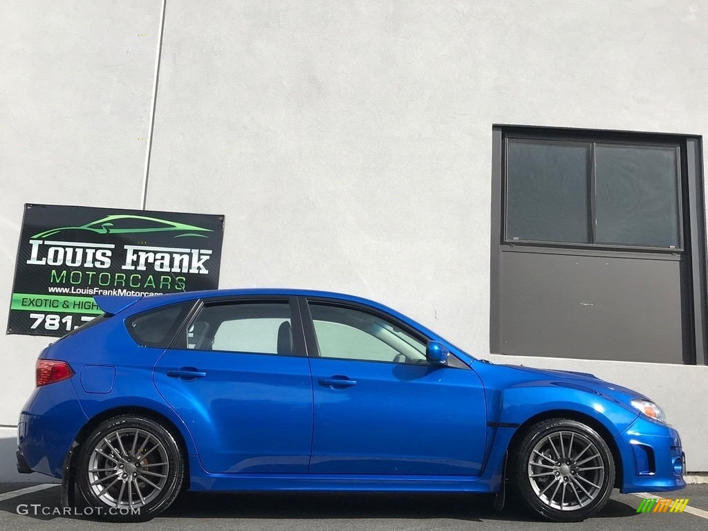 2013 Impreza WRX Premium 5 Door - WR Blue Pearl / WRX Carbon Black photo #6