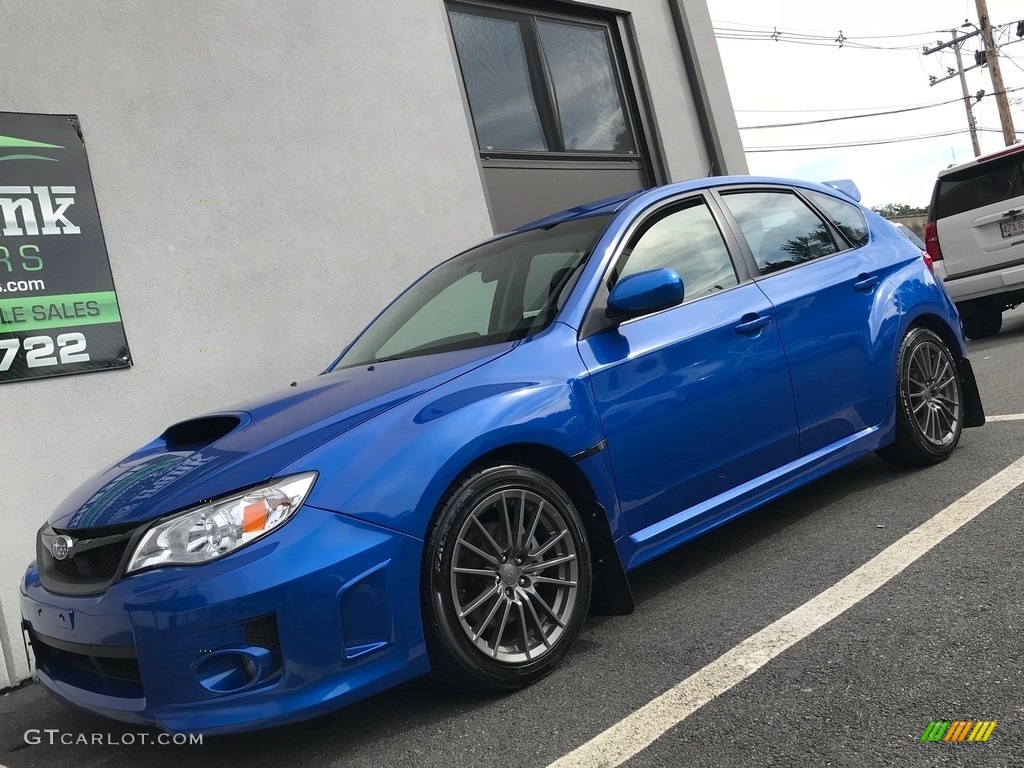 2013 Impreza WRX Premium 5 Door - WR Blue Pearl / WRX Carbon Black photo #16