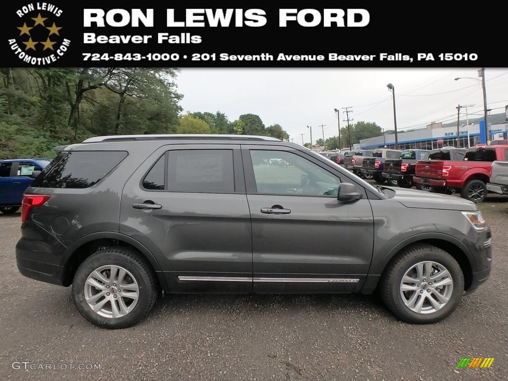 2018 Explorer XLT 4WD - Magnetic Metallic / Ebony Black photo #1