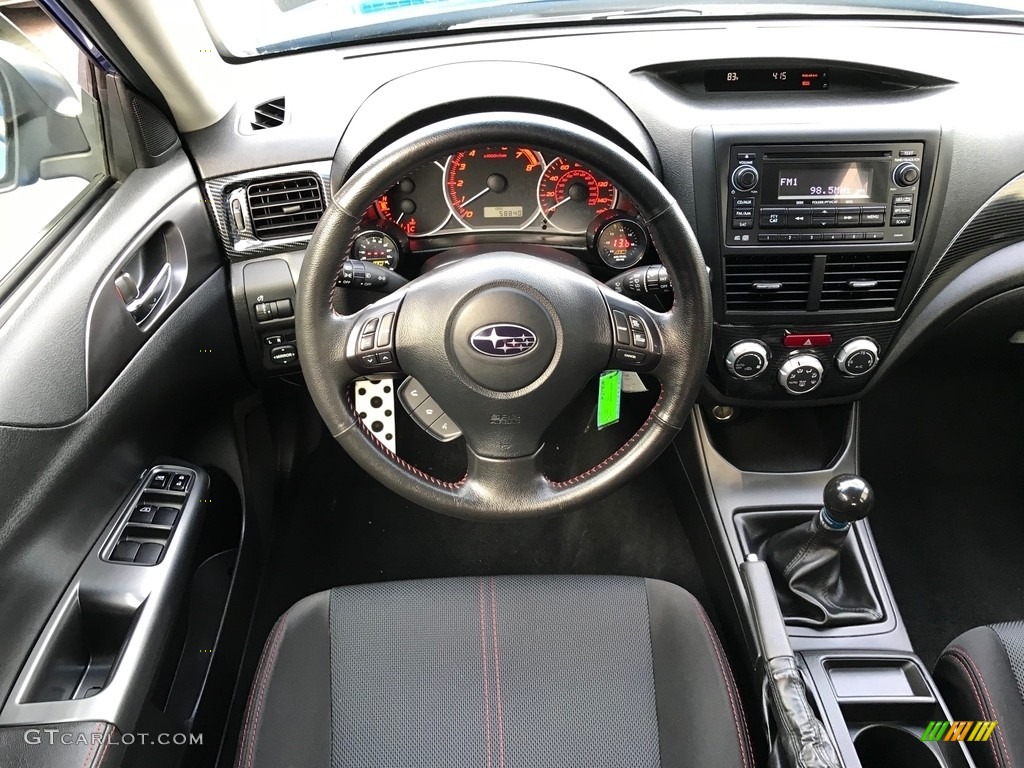 2013 Impreza WRX Premium 5 Door - WR Blue Pearl / WRX Carbon Black photo #43