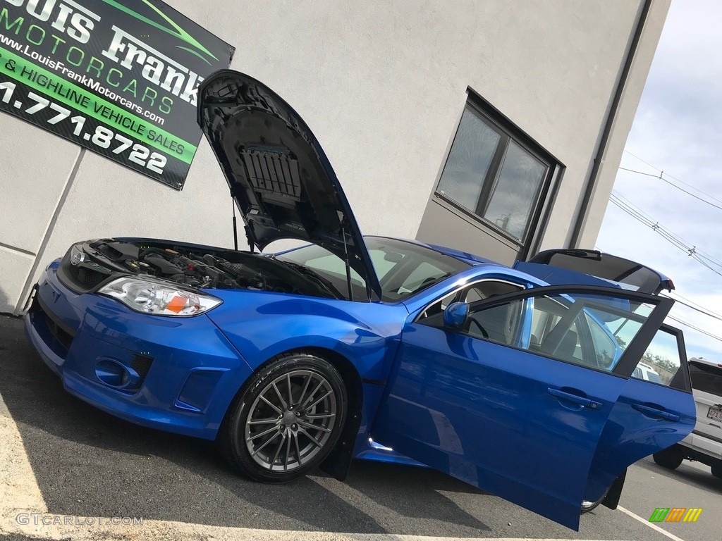 2013 Impreza WRX Premium 5 Door - WR Blue Pearl / WRX Carbon Black photo #107