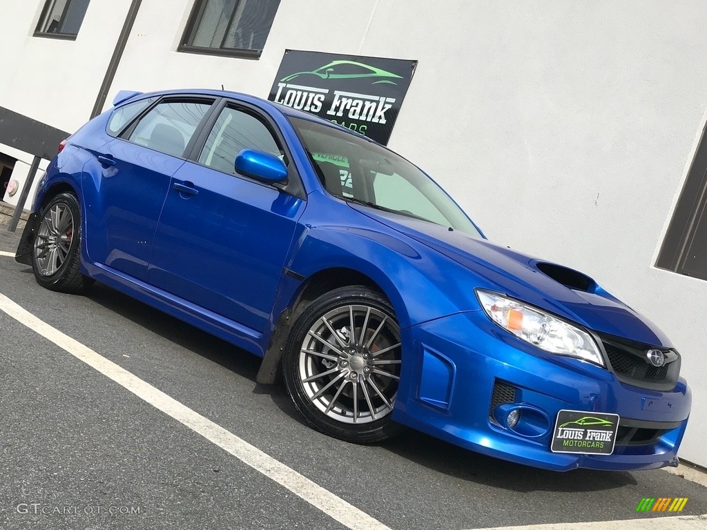 2013 Impreza WRX Premium 5 Door - WR Blue Pearl / WRX Carbon Black photo #114