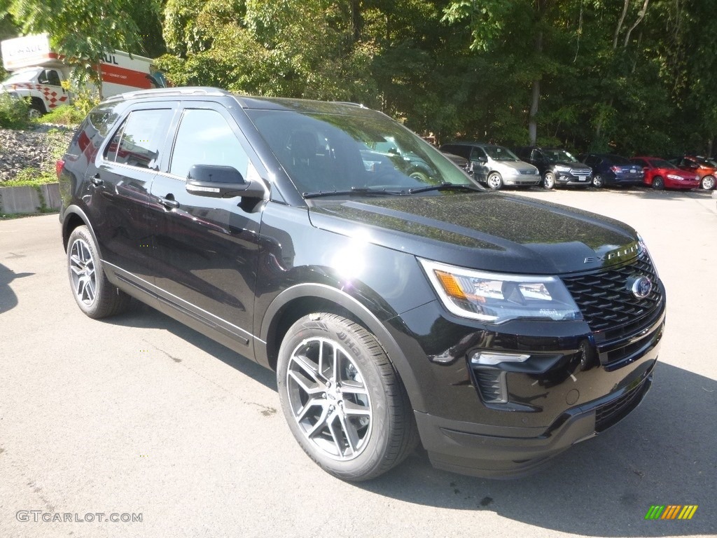 2018 Explorer Sport 4WD - Shadow Black / Ebony Black photo #3