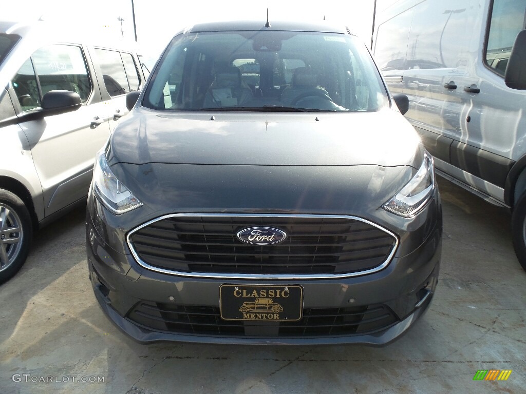 2019 Transit Connect XLT Passenger Wagon - Magnetic Metallic / Palazzo Grey photo #2