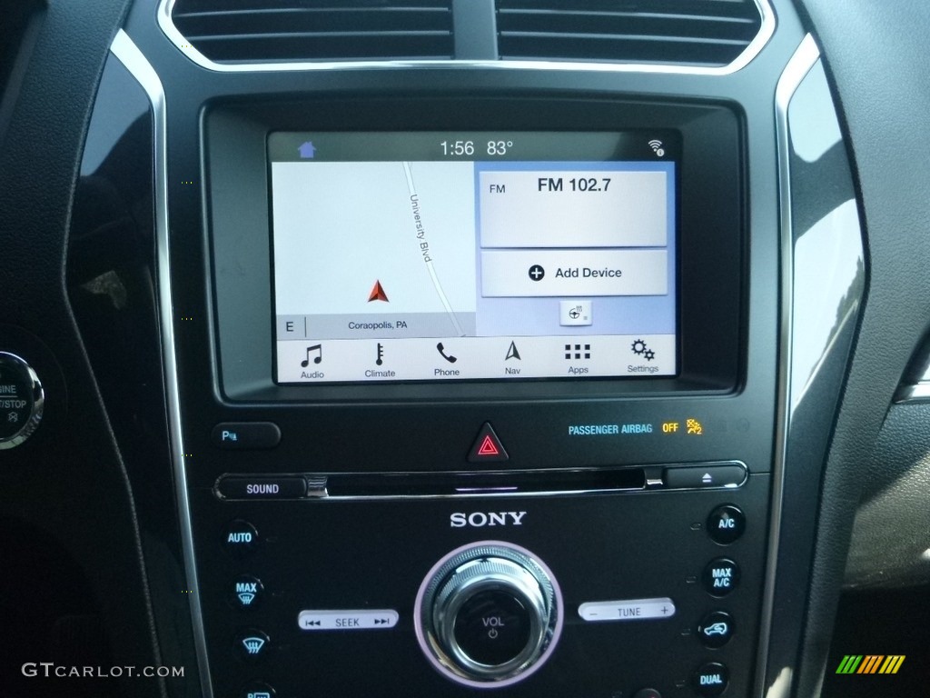 2018 Explorer Sport 4WD - Shadow Black / Ebony Black photo #14