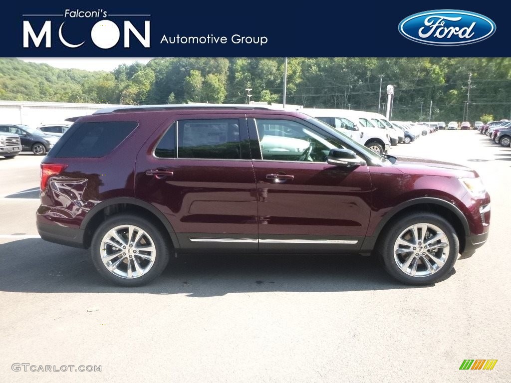 2018 Explorer XLT 4WD - Burgundy Velvet / Medium Stone photo #1