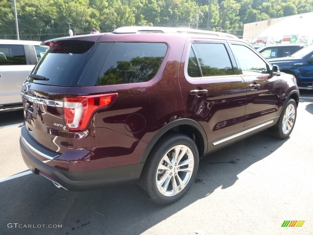 2018 Explorer XLT 4WD - Burgundy Velvet / Medium Stone photo #2