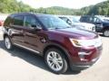 2018 Burgundy Velvet Ford Explorer XLT 4WD  photo #3