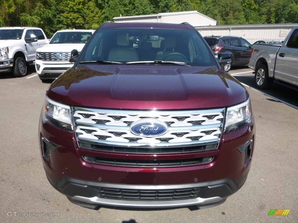 2018 Explorer XLT 4WD - Burgundy Velvet / Medium Stone photo #4