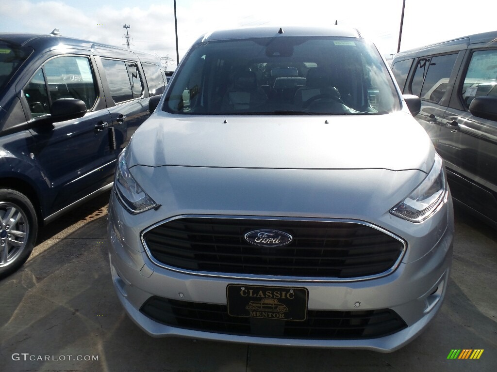 2019 Transit Connect XLT Passenger Wagon - Ingot Silver / Palazzo Grey photo #2