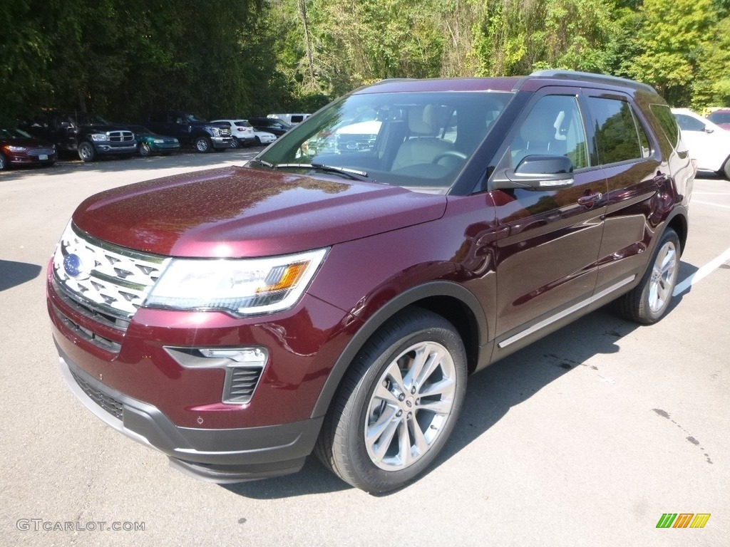 2018 Explorer XLT 4WD - Burgundy Velvet / Medium Stone photo #5