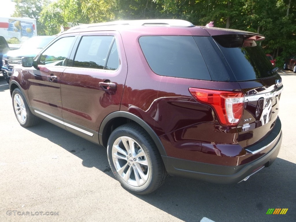 2018 Explorer XLT 4WD - Burgundy Velvet / Medium Stone photo #6