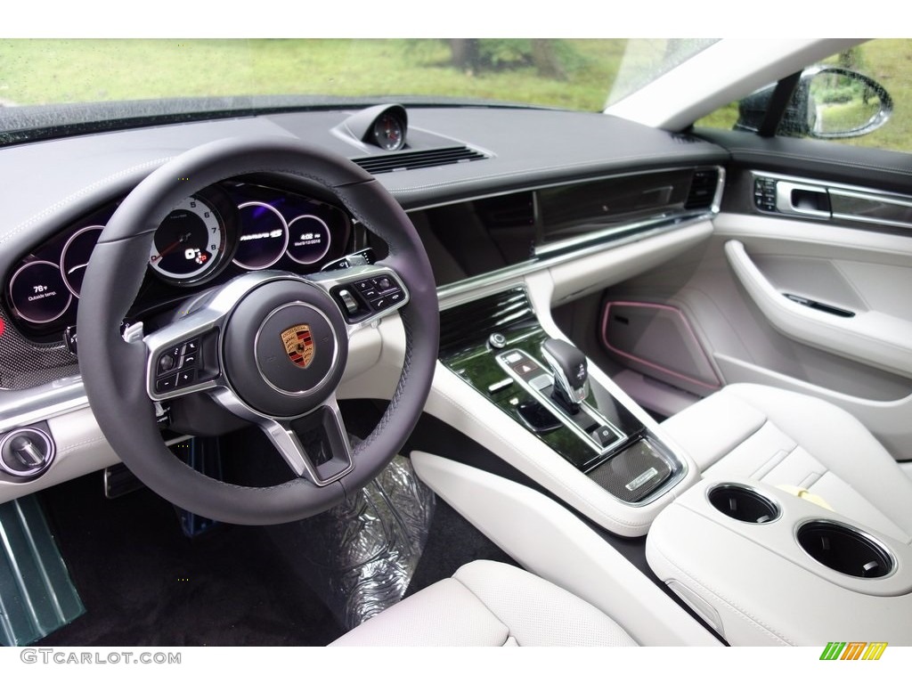 2018 Panamera 4S - Agate Grey Metallic / Black/Chalk photo #10
