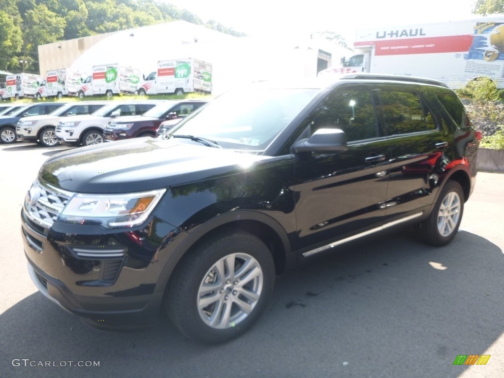 2018 Explorer XLT 4WD - Shadow Black / Ebony Black photo #5