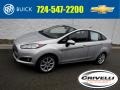 2016 Ingot Silver Metallic Ford Fiesta SE Sedan  photo #1