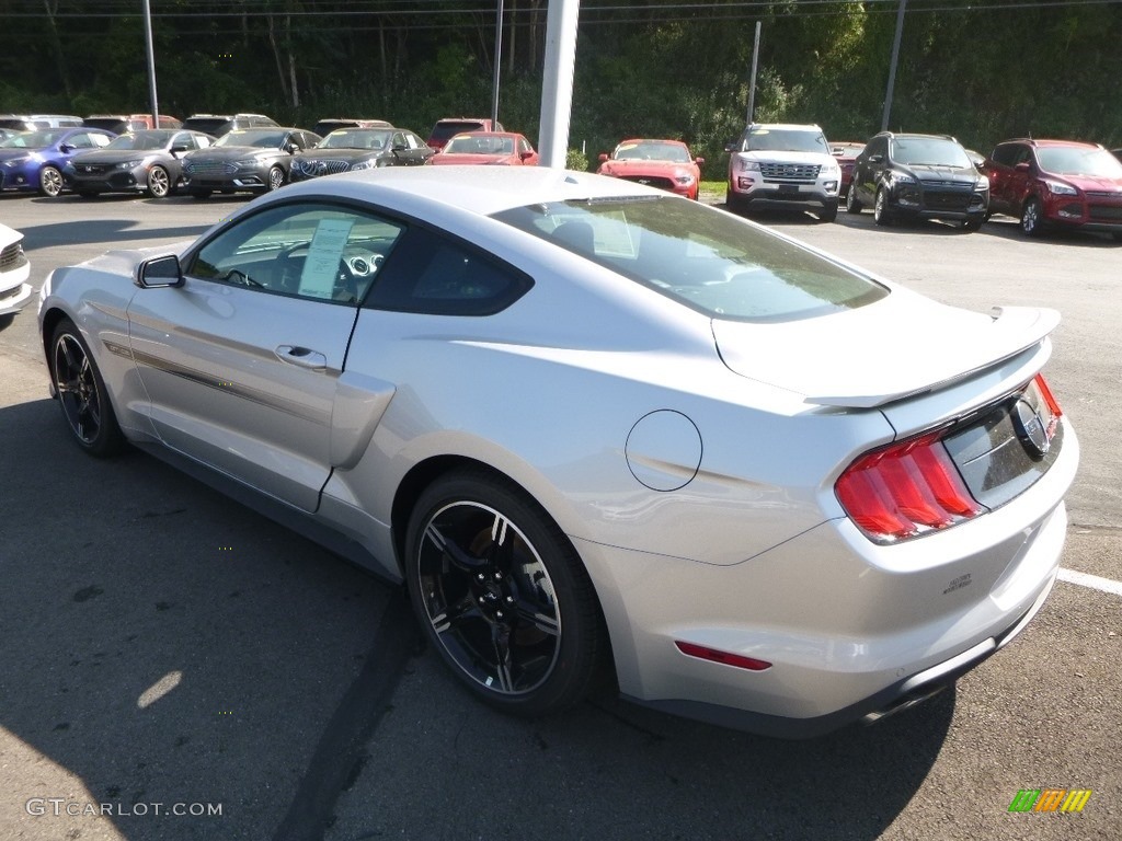 2019 Mustang California Special Fastback - Ingot Silver / Ebony w/Miko Suede and Red Accent Stitching photo #6