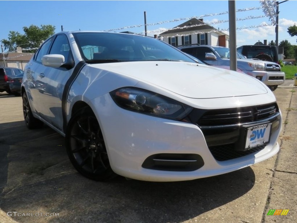 2016 Dart SE - Bright White / Black photo #3