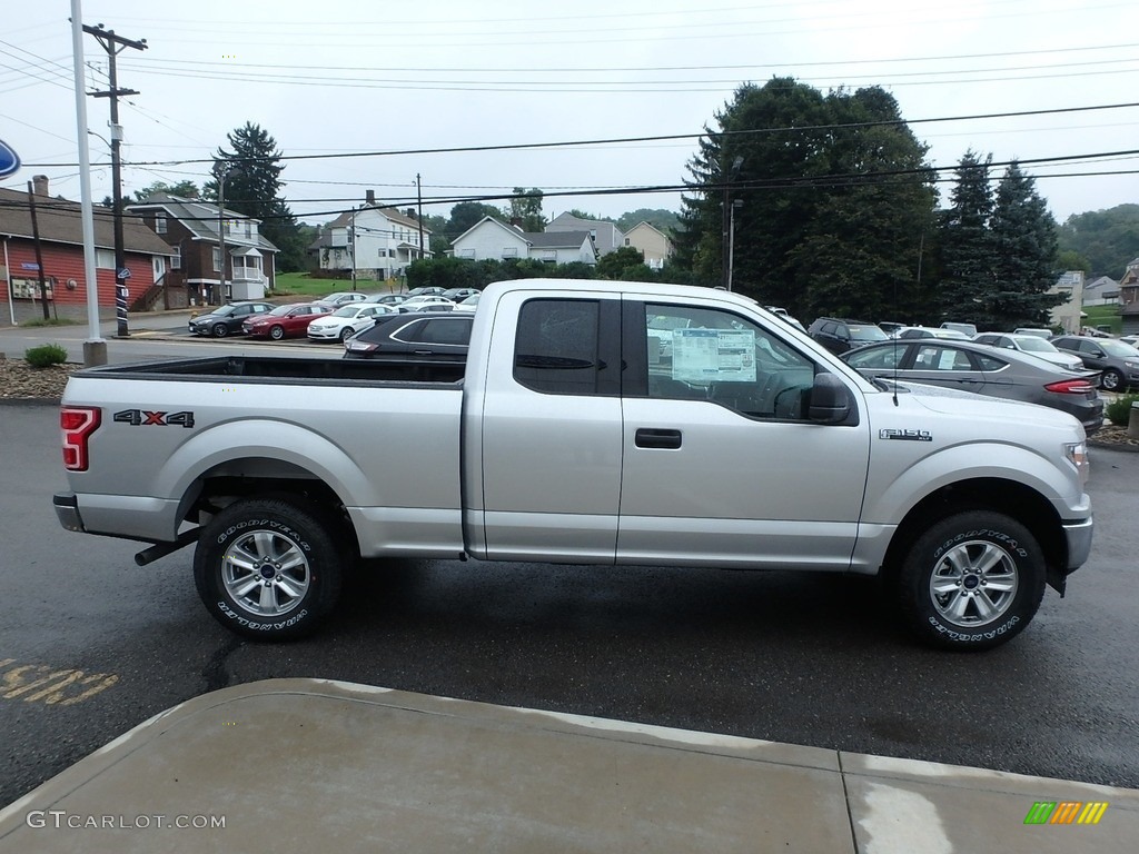 2018 F150 XLT SuperCab 4x4 - Ingot Silver / Earth Gray photo #4