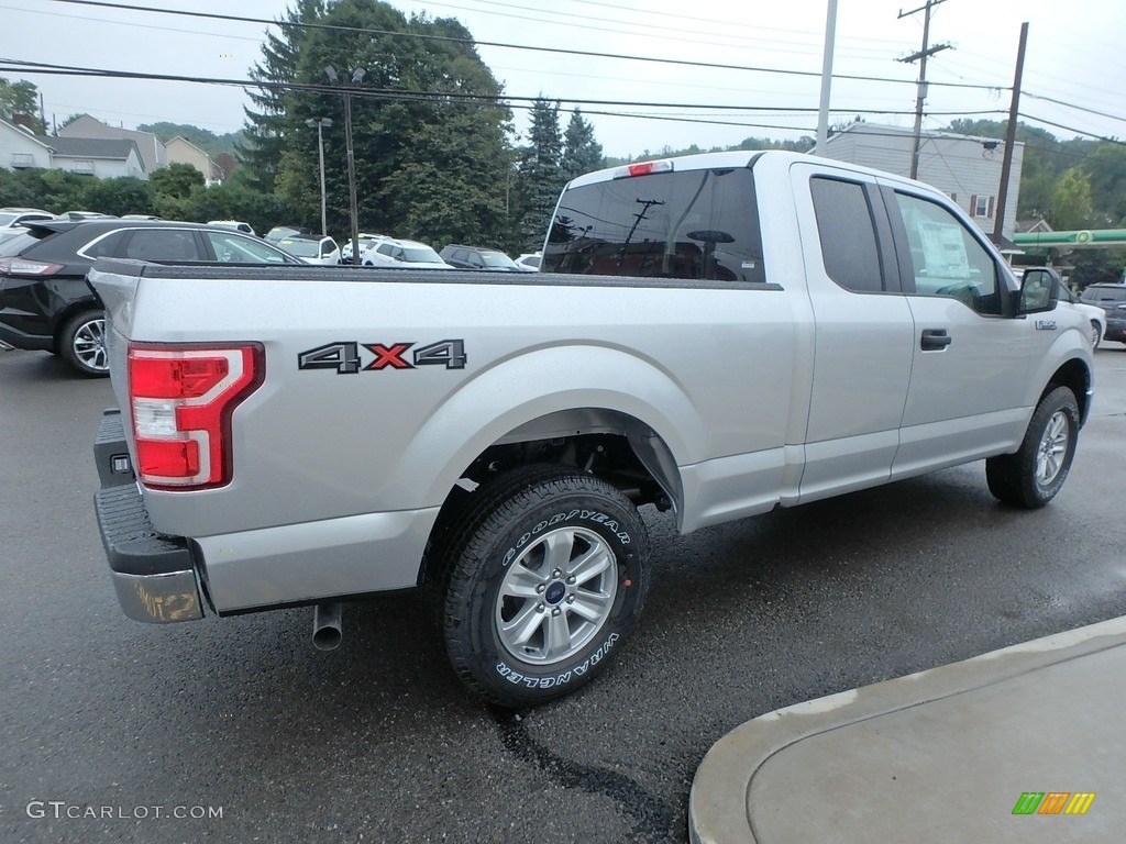 2018 F150 XLT SuperCab 4x4 - Ingot Silver / Earth Gray photo #5