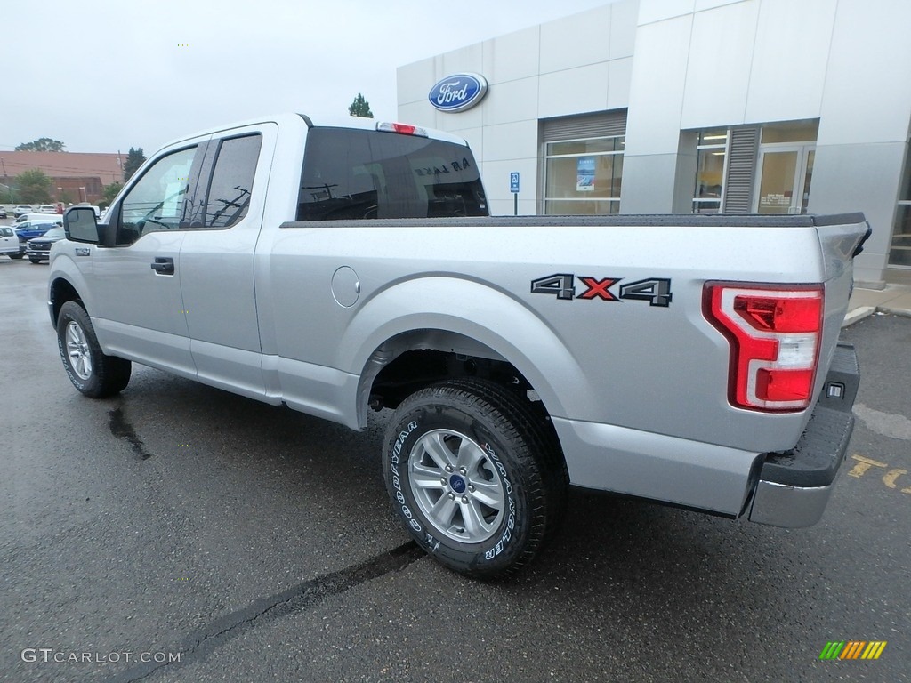 2018 F150 XLT SuperCab 4x4 - Ingot Silver / Earth Gray photo #7