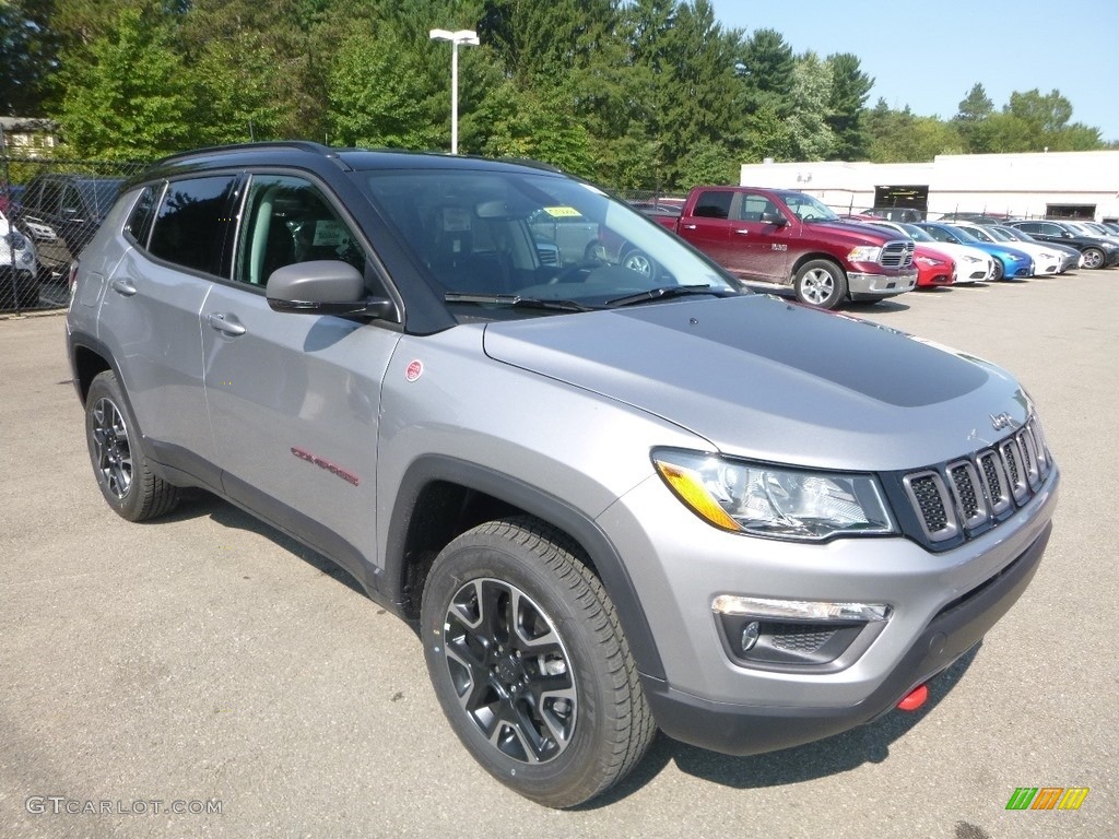 Billet Silver Metallic 2019 Jeep Compass Trailhawk 4x4 Exterior Photo #129472031