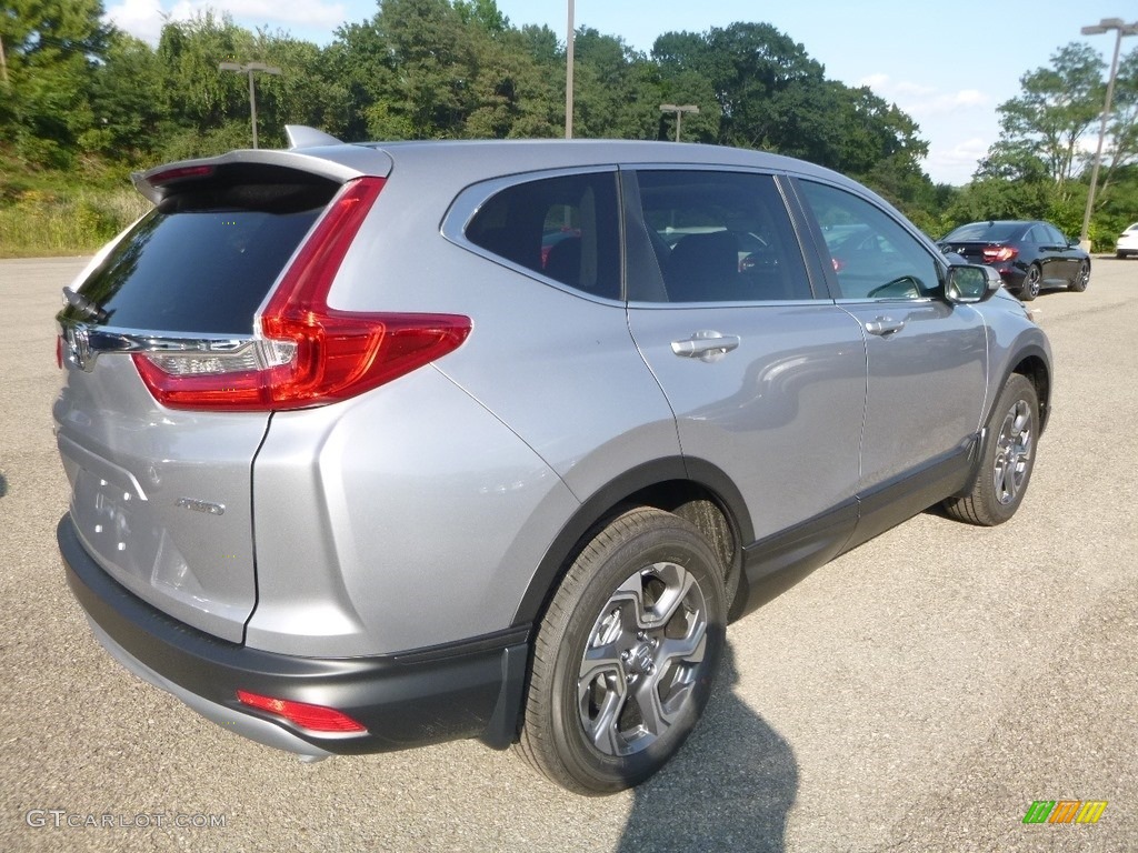 2018 CR-V EX AWD - Lunar Silver Metallic / Black photo #4