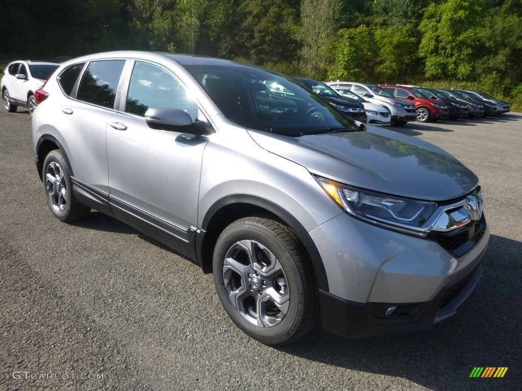 2018 CR-V EX AWD - Lunar Silver Metallic / Black photo #5