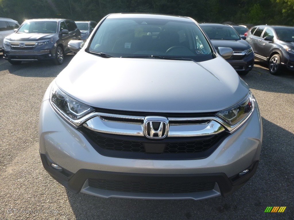 2018 CR-V EX AWD - Lunar Silver Metallic / Black photo #6
