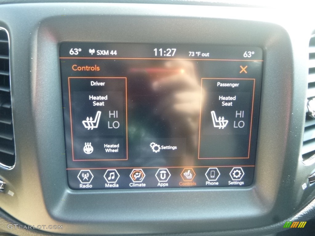 2019 Jeep Compass Trailhawk 4x4 Controls Photo #129472355